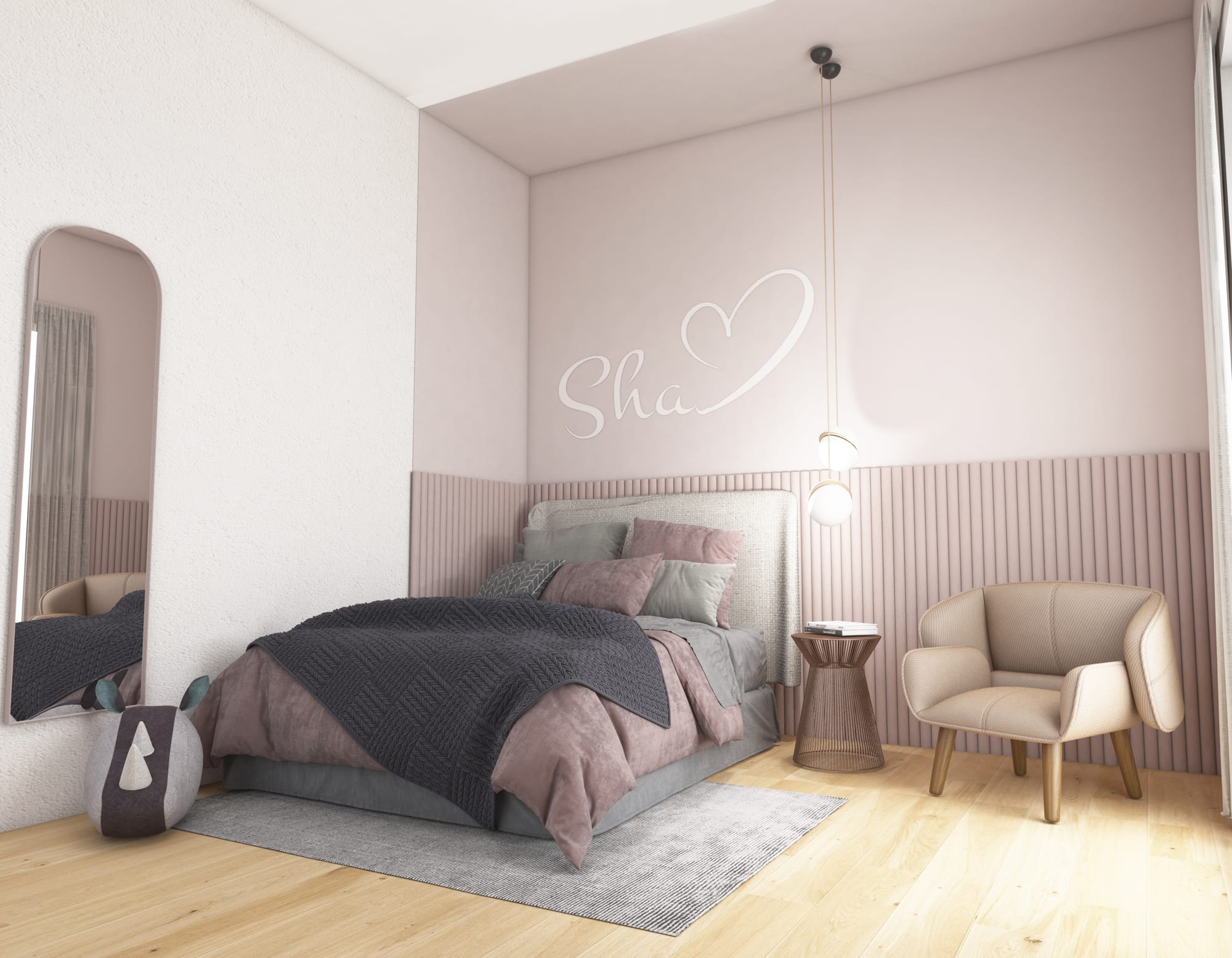 עיצוב חדר למתבגרת בסגנון נורדי