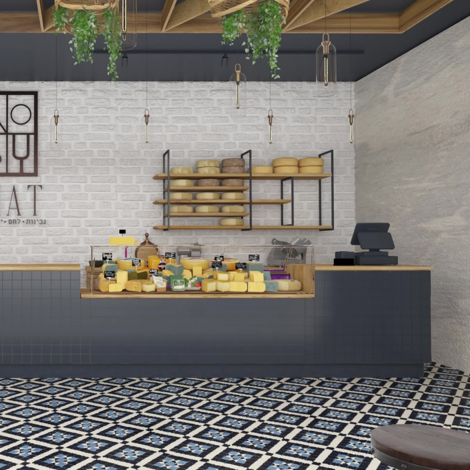עיצוב חנות יינות,גבינות מאפיה קונדטוריה בוטיק