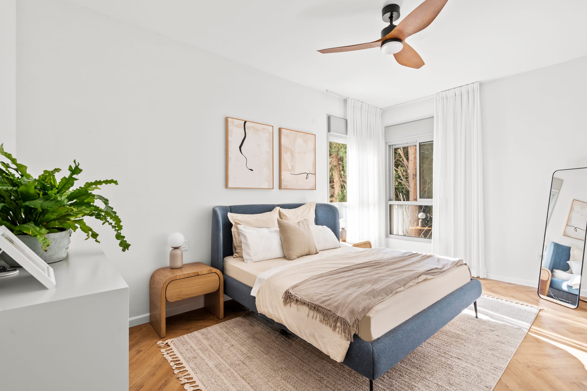 עיצוב דירת קבלן בהרצליה