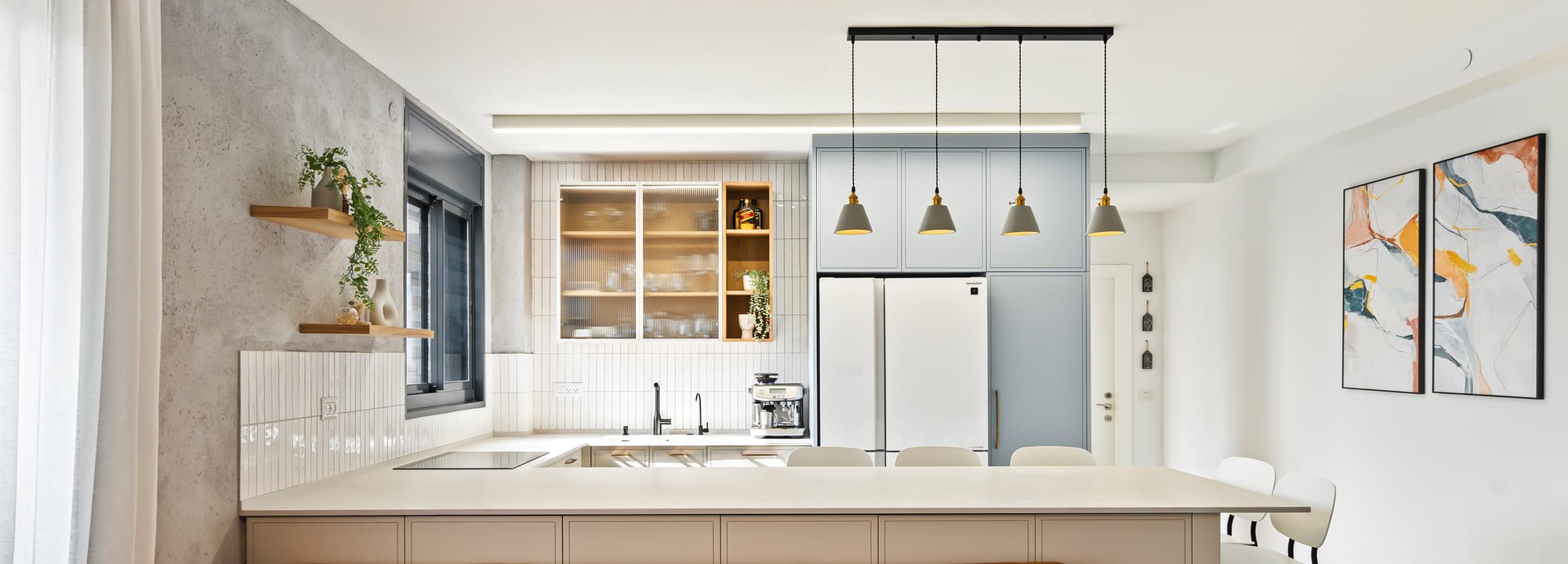 עיצוב דירת קבלן ברמת אפעל