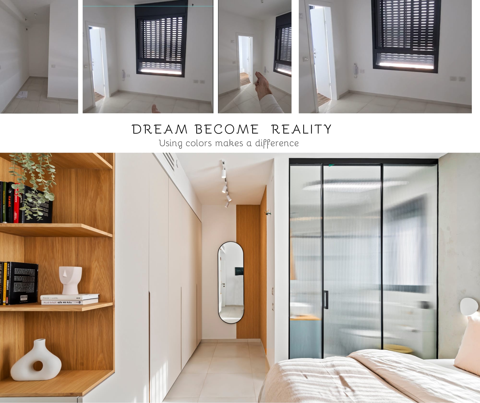 עיצוב דירת קבלן ברמת אפעל