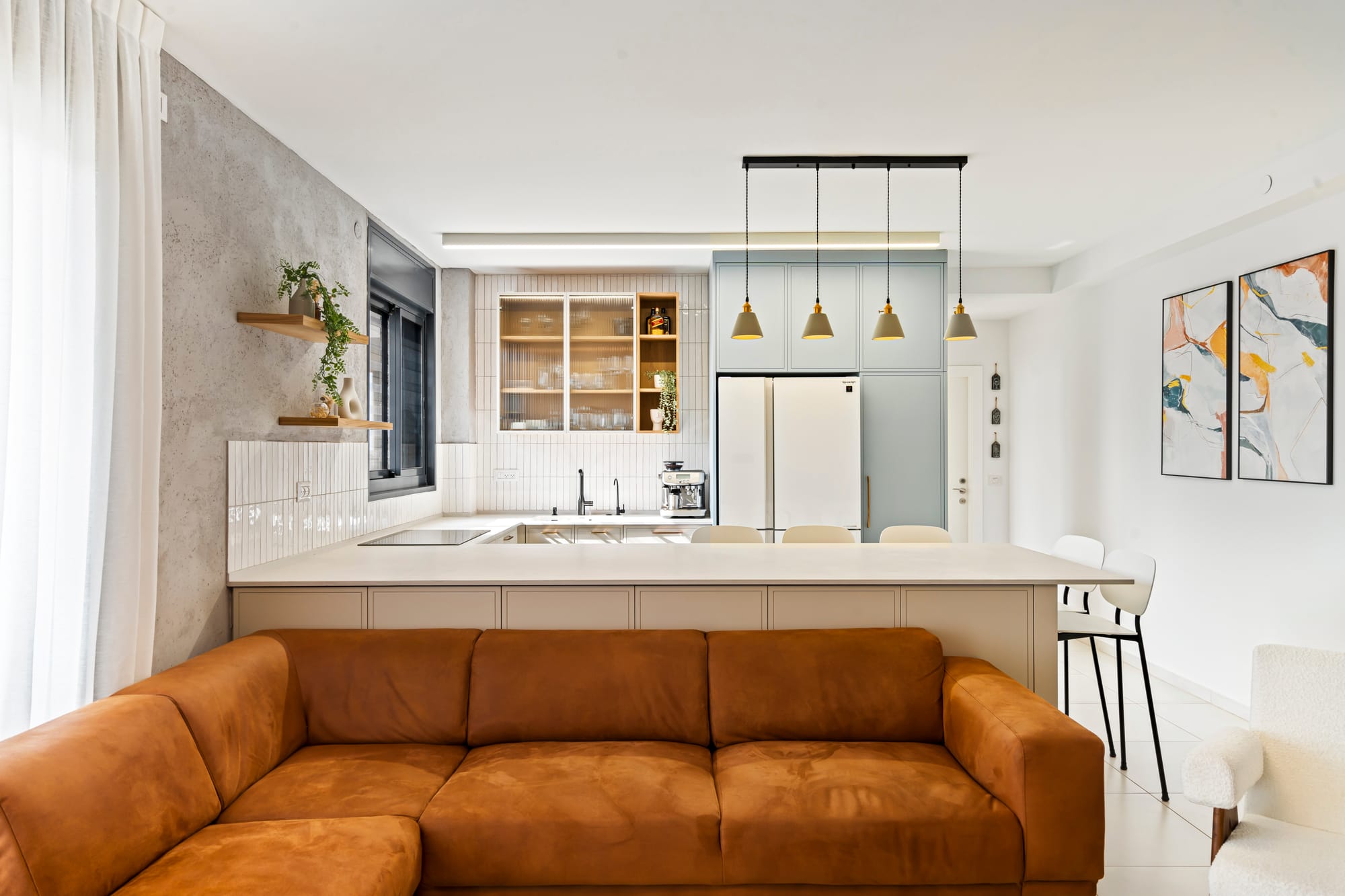 עיצוב דירת קבלן ברמת אפעל