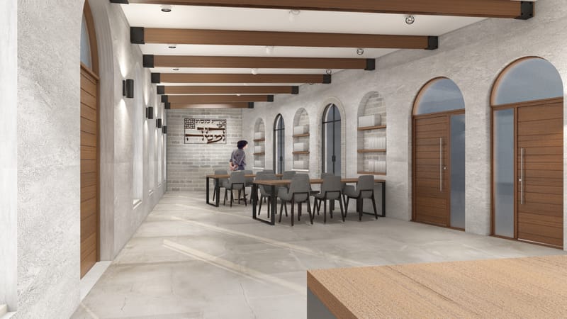 עיצוב בית כנסת דוד ומשה גן יבנה