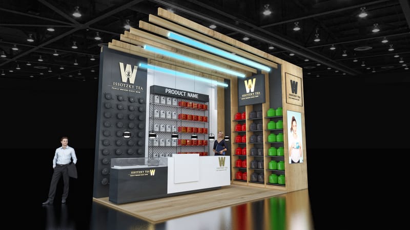 עיצוב דוכן - "תה ויסוצקי" בדובאי