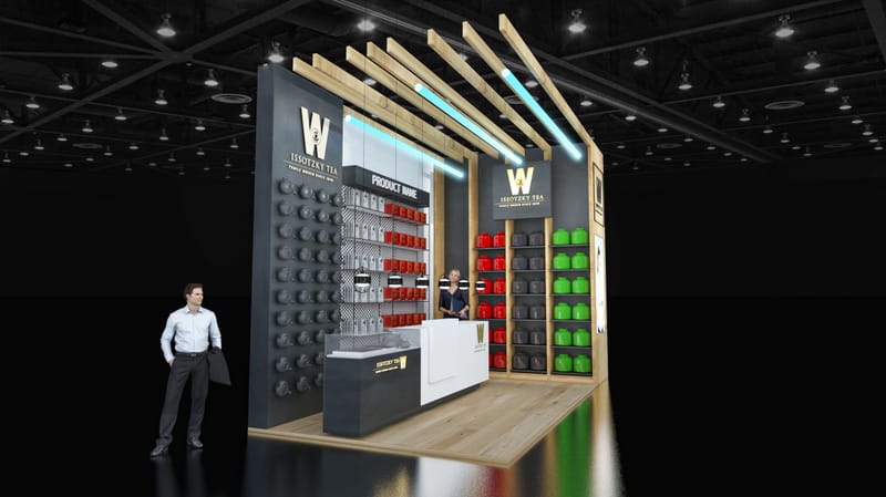 עיצוב דוכן - "תה ויסוצקי" בדובאי