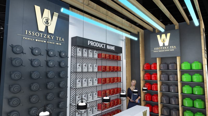 עיצוב דוכן - "תה ויסוצקי" בדובאי