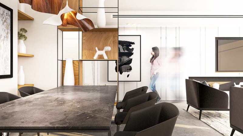 עיצוב דירת יוקרה בתל אביב צפון