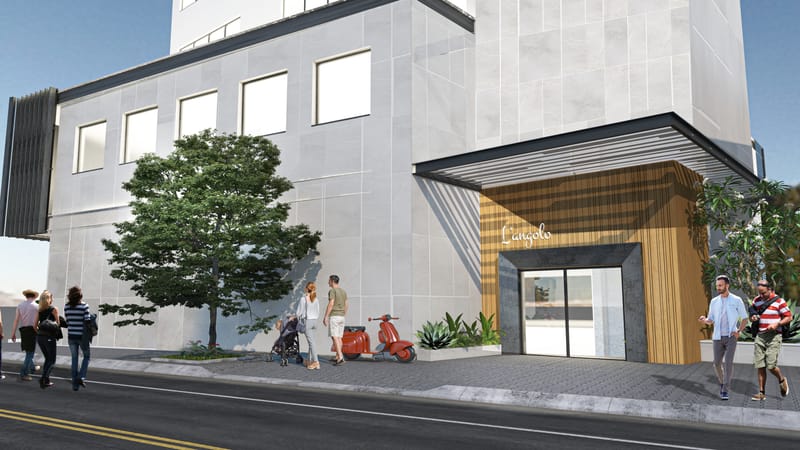 עיצוב ושידרוג חזיתות ביניין משרדים ז'בוטינסקי בני ברק