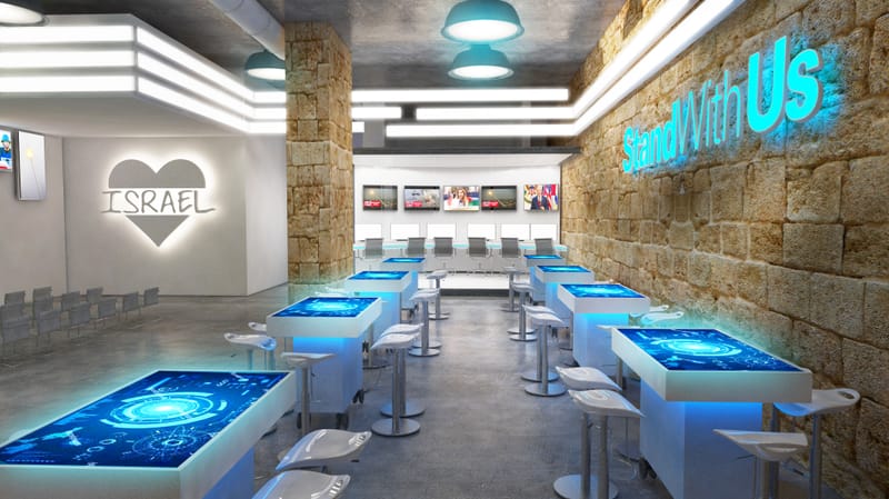 פיתוח קונספט| עיצוב מרכז מבקרים STAND WITH US ירושלים