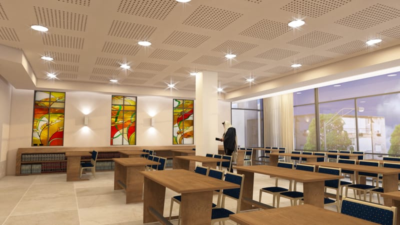 עיצוב בית כנסת "ההלכה" רמת גן