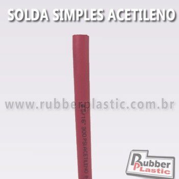 Mangueira trançada PT 300 SOLDA ACETILENO