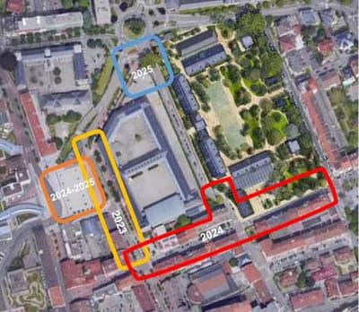 Piétonnisation des rues Président Favre et de le Paix et végétalisation de la place François de Menthon