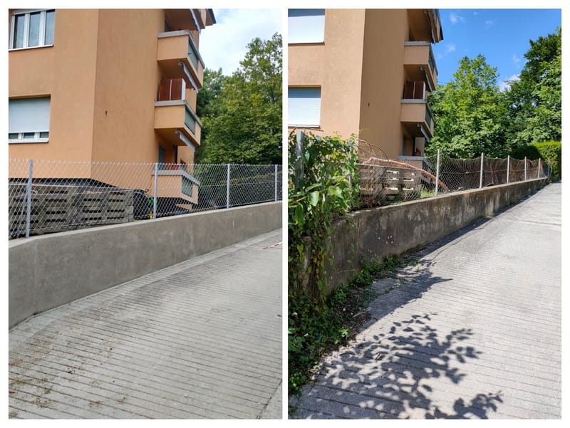 Entretien de clôture