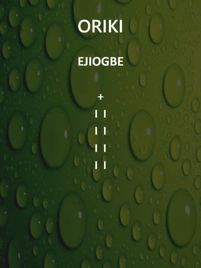 EJIOGBE - ORIKIS CORTOS