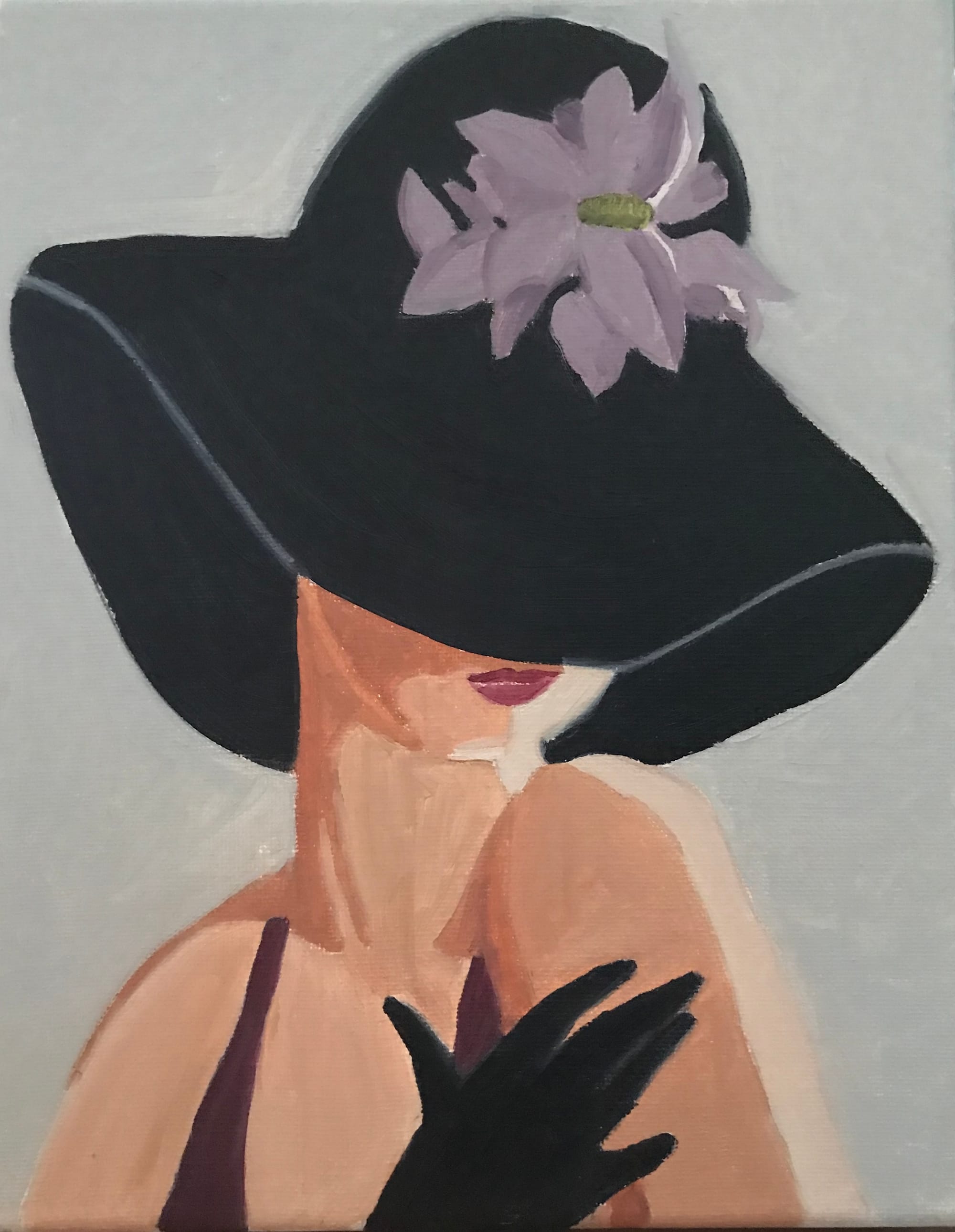 Femme Fatale #1 (Women in Hats Series)