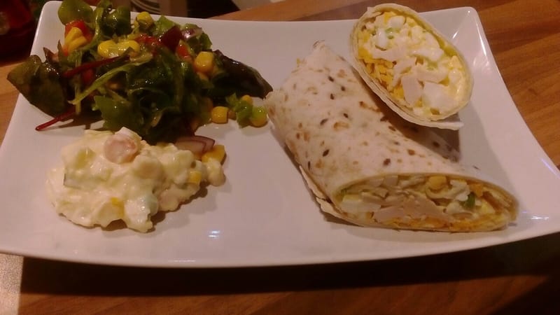 Selection of home made Sandwiches, Wraps, ...