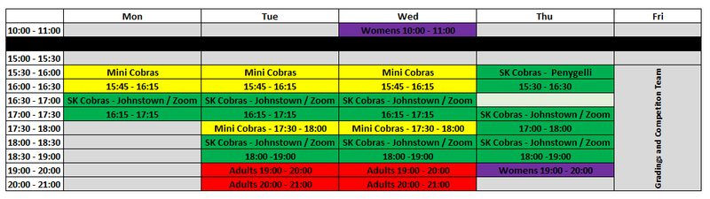 September Timetable Update