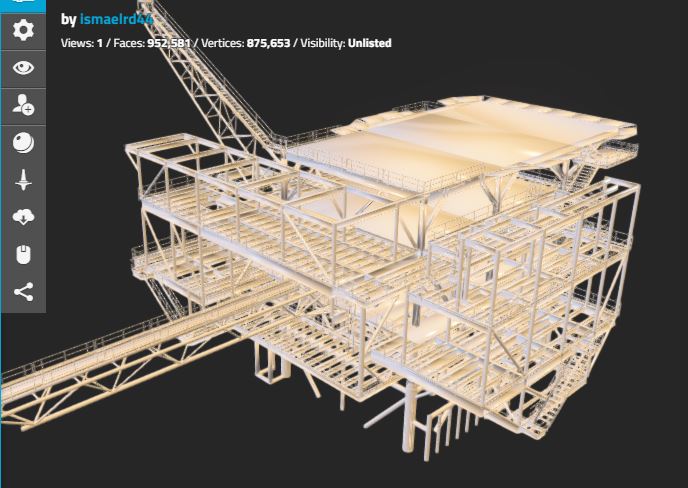 OFFSHORE PLATFORM 1 (p3d.in viewer)