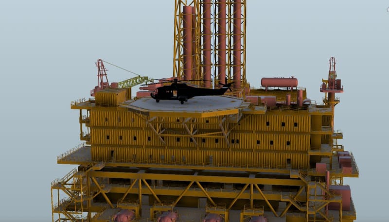 OIL PRODUCTION PLATFORM