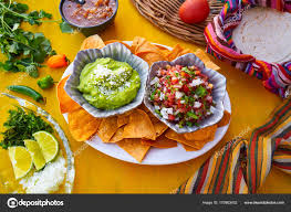 Guacamole and Pico e Gallo