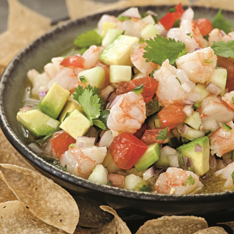 CEVICHE FISH or SHRIMP  DE PESCADO O CAMARÓN