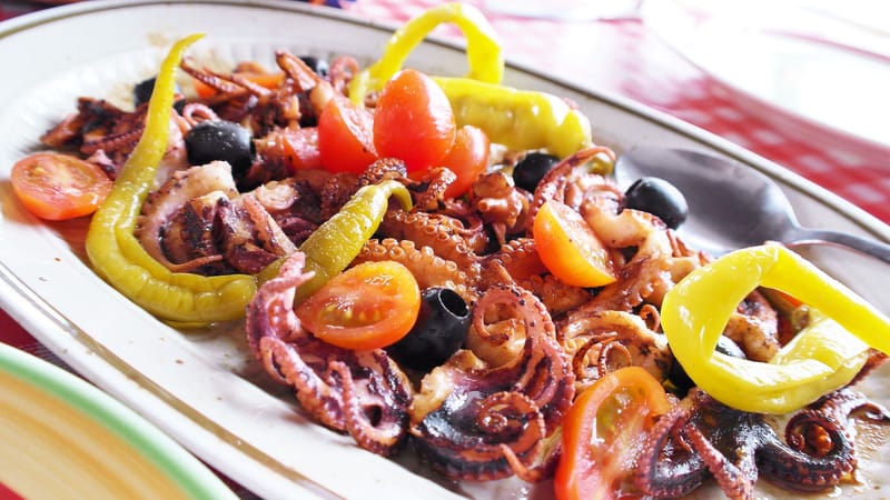 Salade de Poulpe Frais