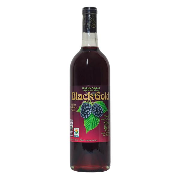 Black Gold SEMI-SWEET Blackberry, Semi-Sweet, Wine