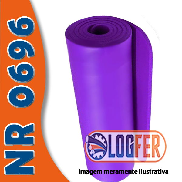 Lençol Borracha natural NR 0696 roxo