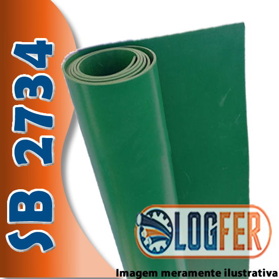 Lençol Borracha SBR SB-2734 Verde