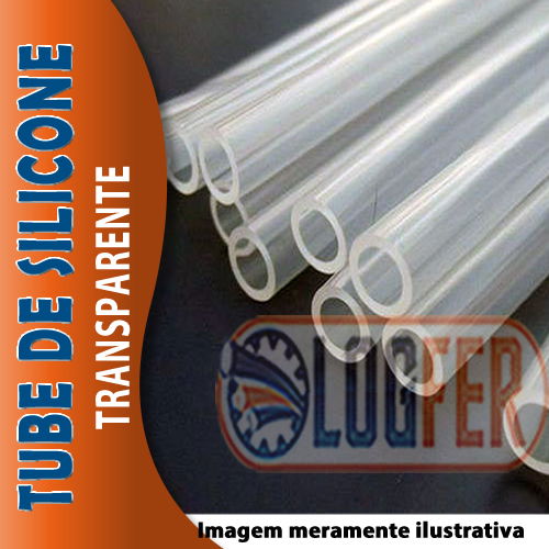 Tubos de silicone transparente