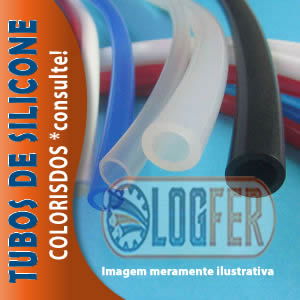 Tubos de silicone coloridos