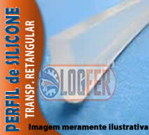 Perfil Silicone transparente