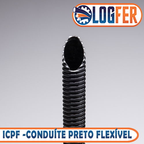 Conduíte preto flexível ICPF