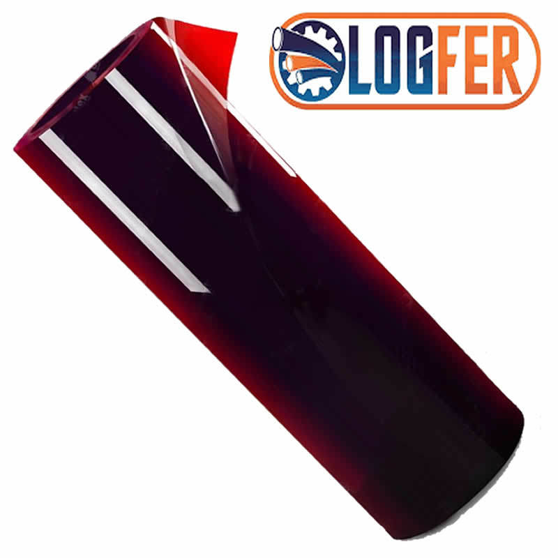 Lençol PVC Colorido Vermelho