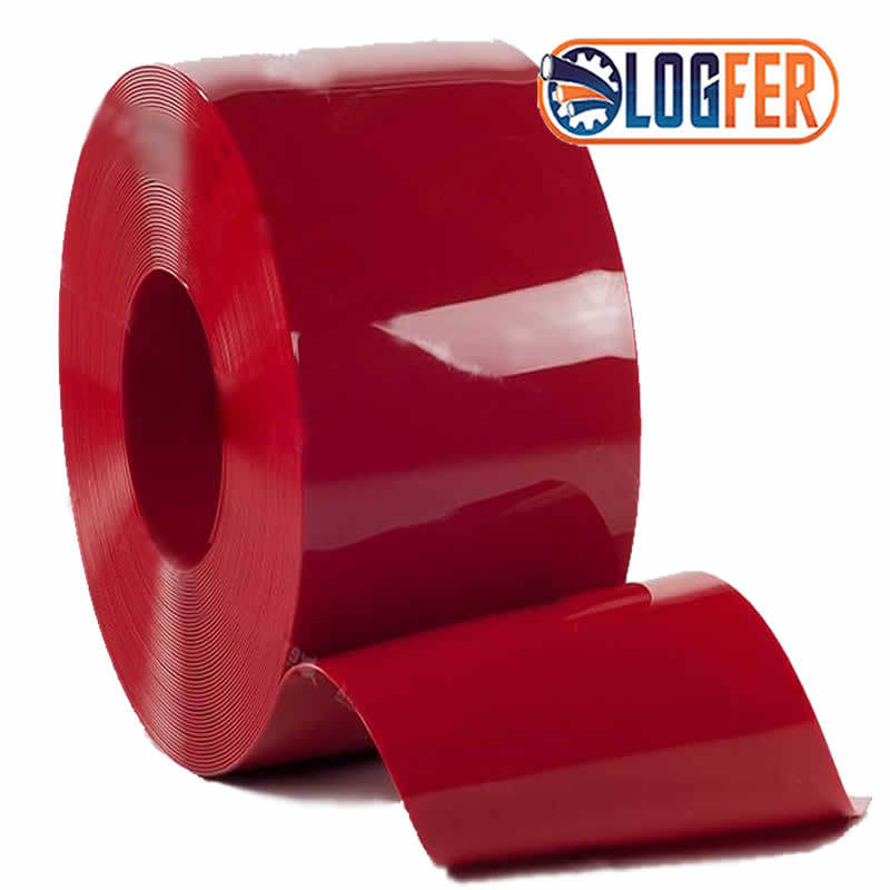 Cortina PVC opaco Vermelho