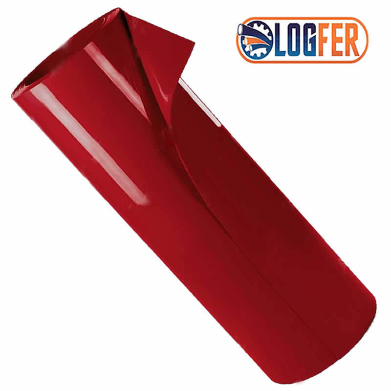 Lençol PVC opaco vermelho