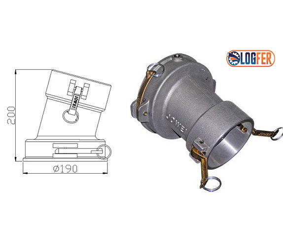 Engate Rápido Acoplador 6x4