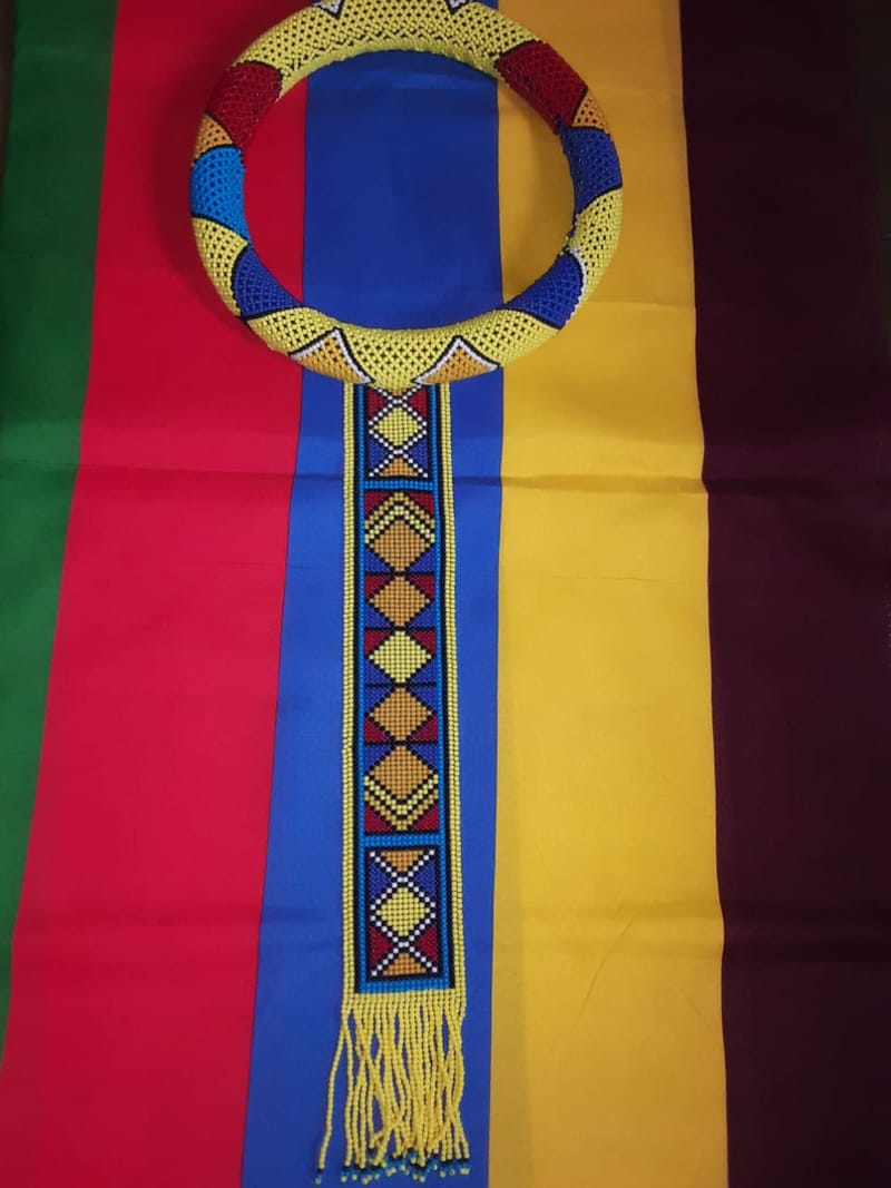 BEADED NECK RING (ISIGOLWANE)