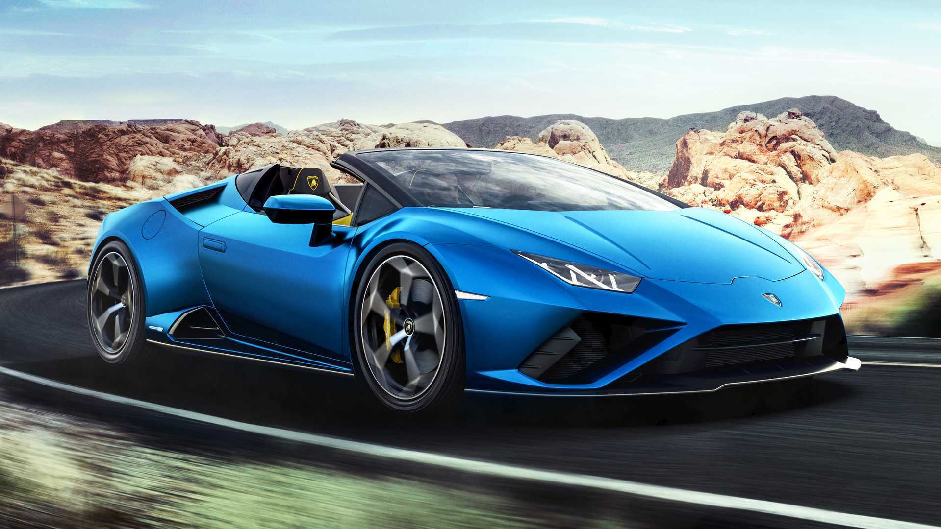 Built For Fun: The New Lamborghini Huracan Evo Spyder Unveiled