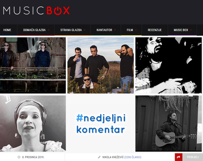 Music Box, nedjeljni komentar: "Oni bi mogli zaista biti nešto posebno!"