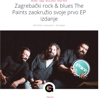 Sa 4. singlom zaokruženo 1. EP The Paintsa