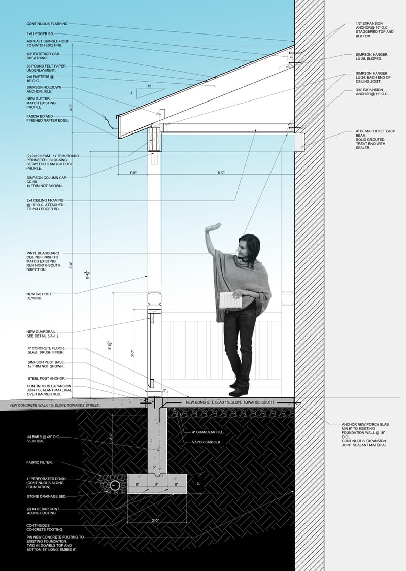 Single-Family Renovation and Porch Construction