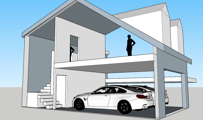 Single-Family Garage Addition and Kitchen Renovation