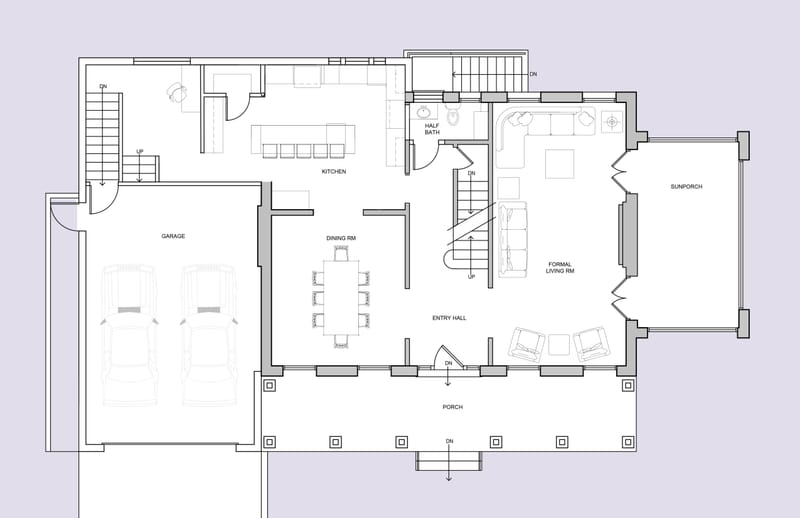 Single-Family Garage Addition and Kitchen Renovation