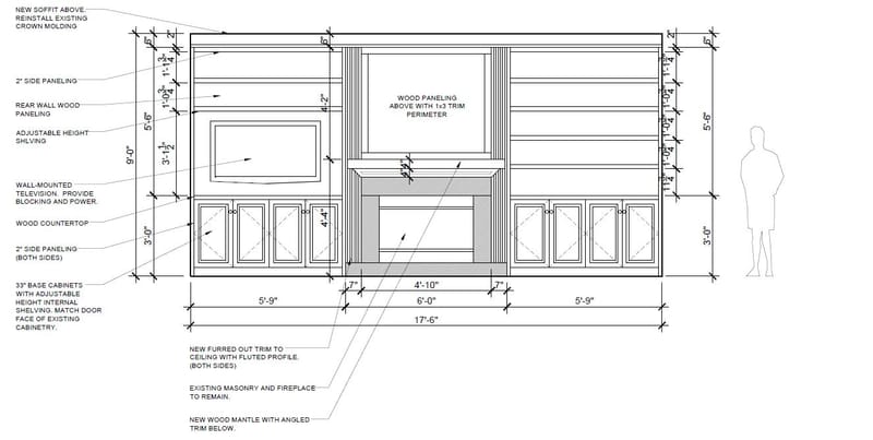 Interior Family Room Remodel