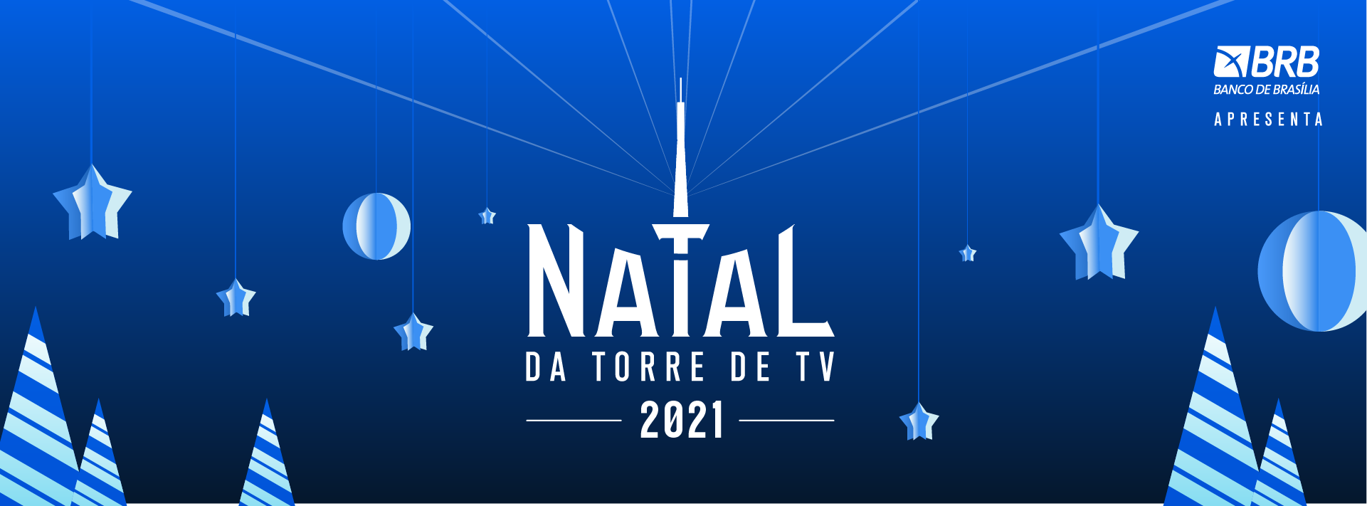 Torre de TV ganha iluminação especial de Natal