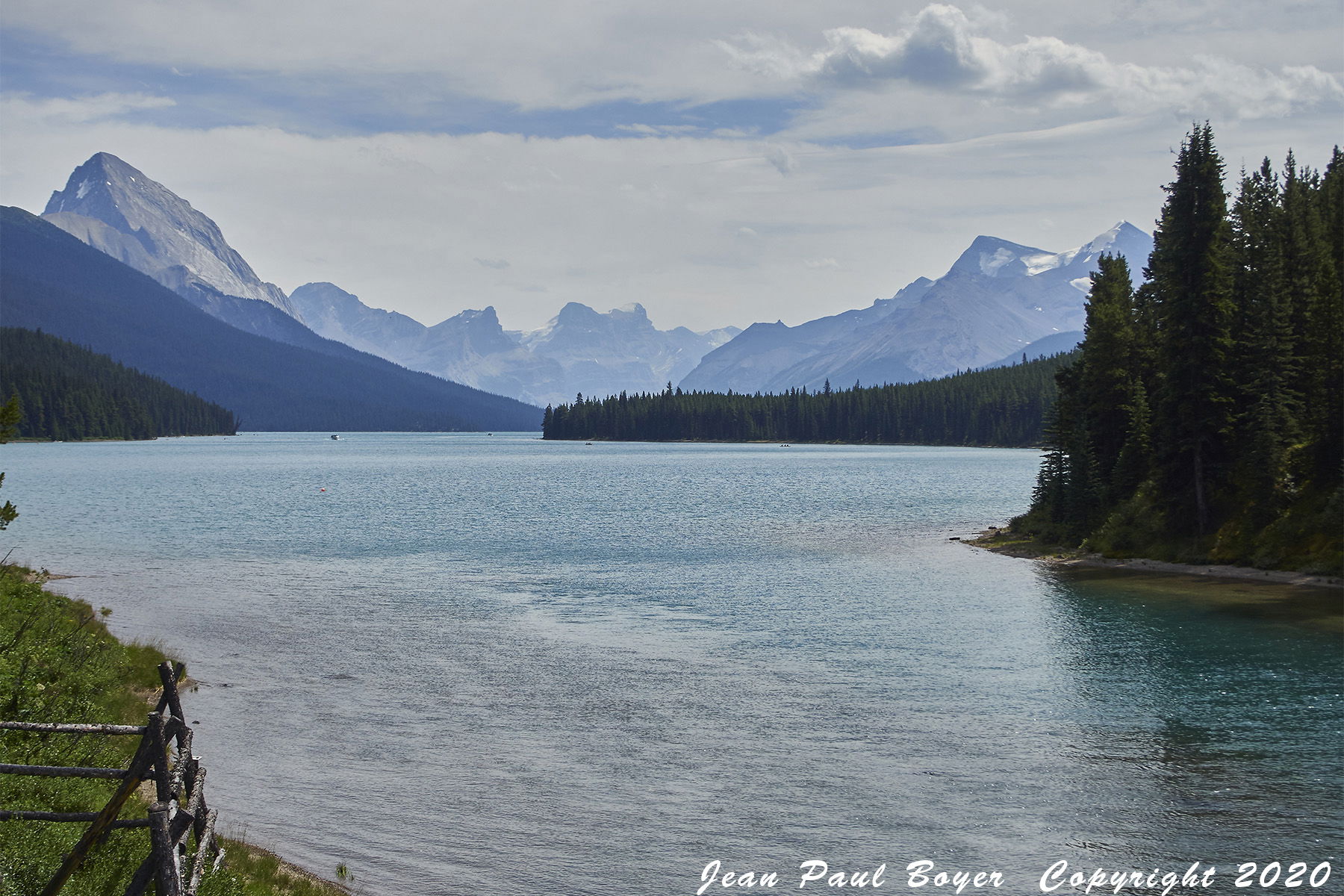 Canada Alberta Maligne Lake 1680m (Samson Peak 3081m)