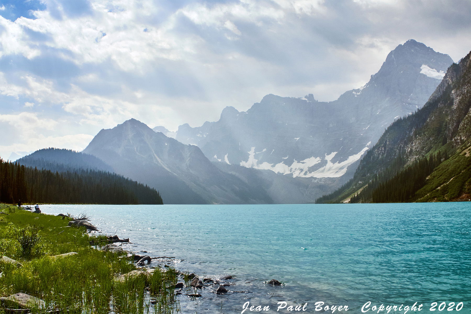 Canada Alberta Chephren Lake 1730m (Howse Peak 3290m)