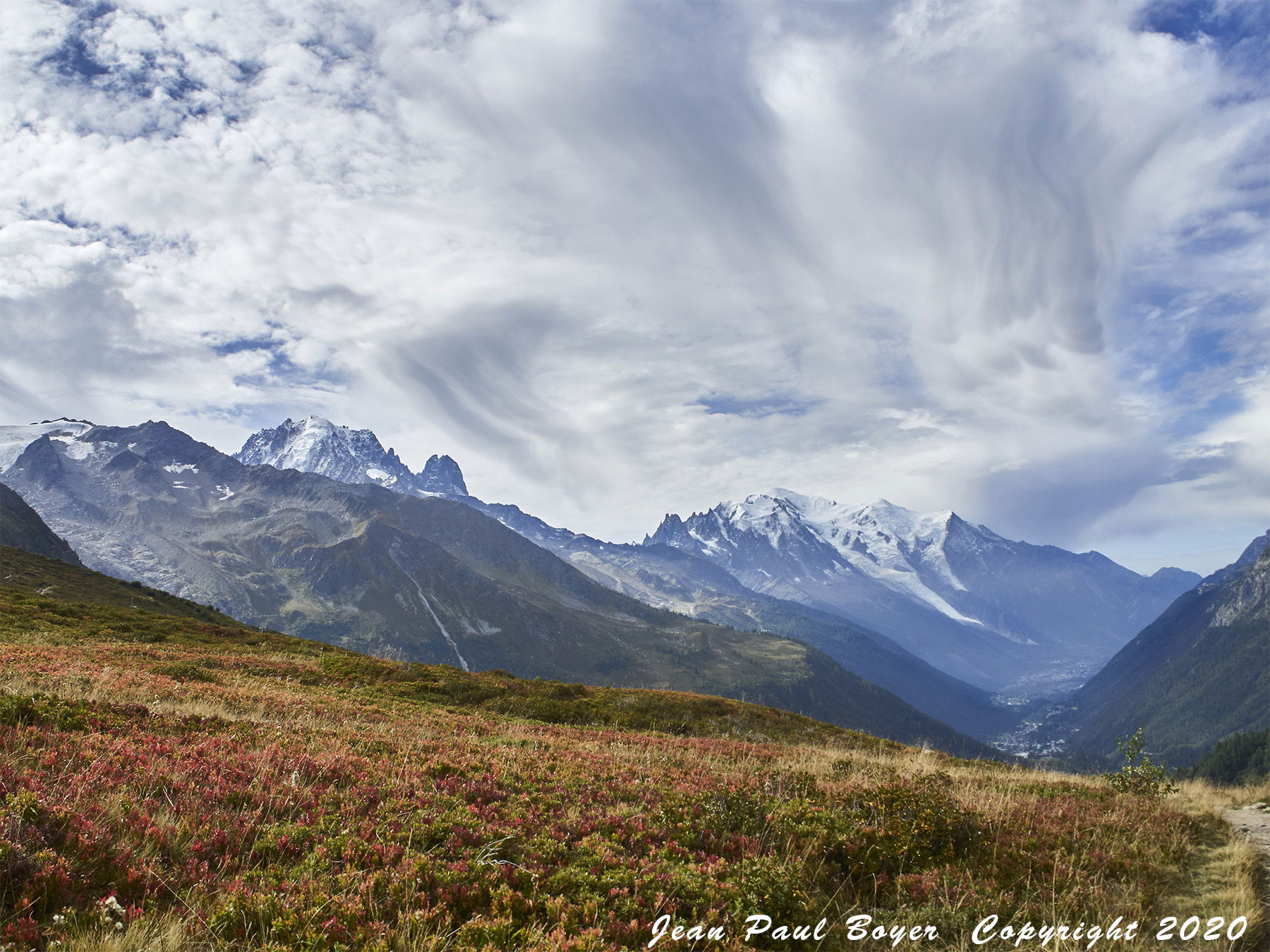 Chamonix Le Tour Col de Balme le Mont Blanc