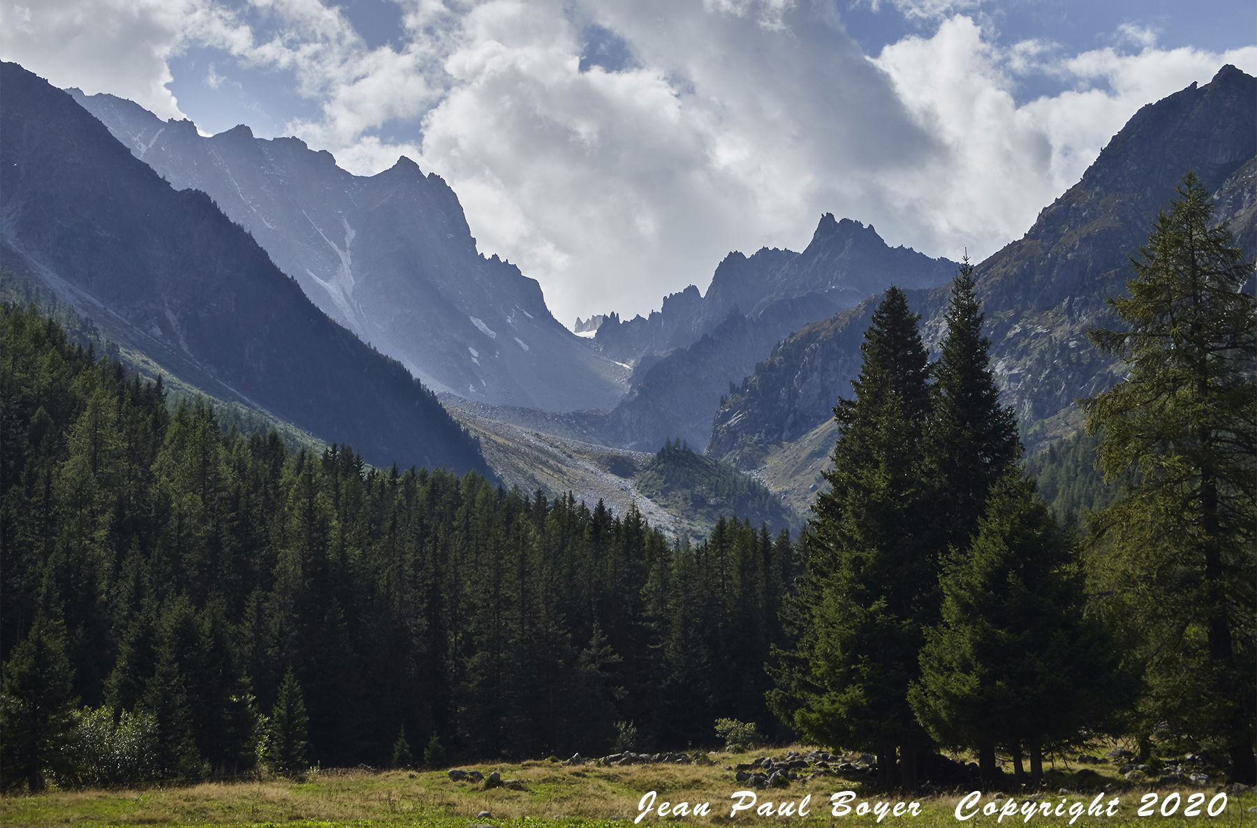 Suisse Champex Val d'Arpette pointe des Ecandies